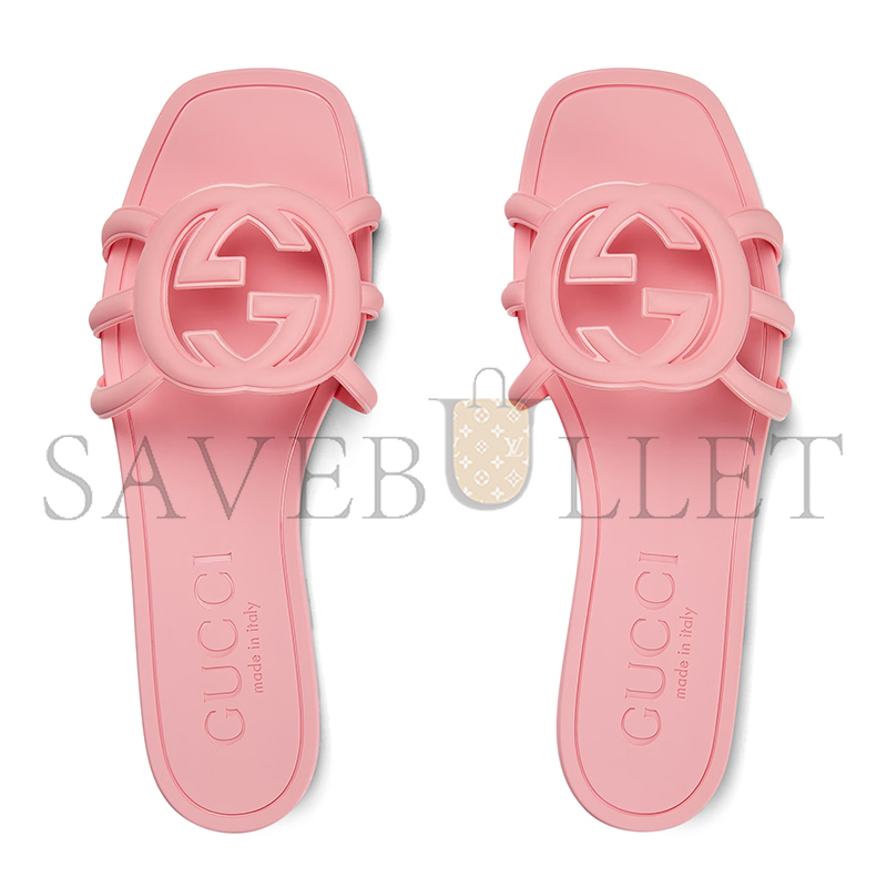 GUCCI WOMEN'S INTERLOCKING G SLIDE SANDAL ‎780307